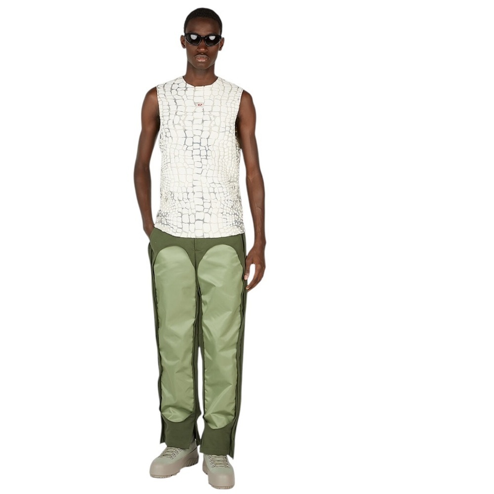 Diesel NWT Army Green 
Double Layer P-CROSSY Utility Trouser/ Pants in Sz 33